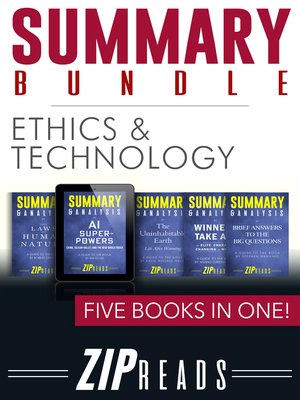 cover image of SUMMARY BUNDLE | Ethics & Technology